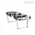High Quality upholstered bed end bench for waiting room